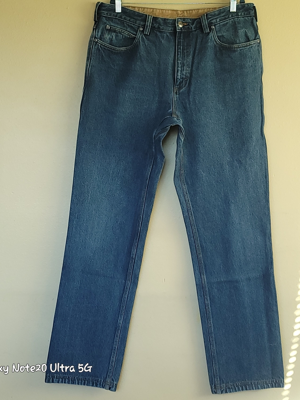 Duluth Trading Co Ballroom Relaxed Fit 100% Cotton Jeans 38x36 Tall